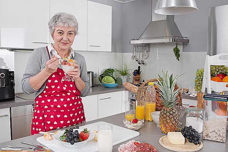 Alimentacion saludable para personas mayores